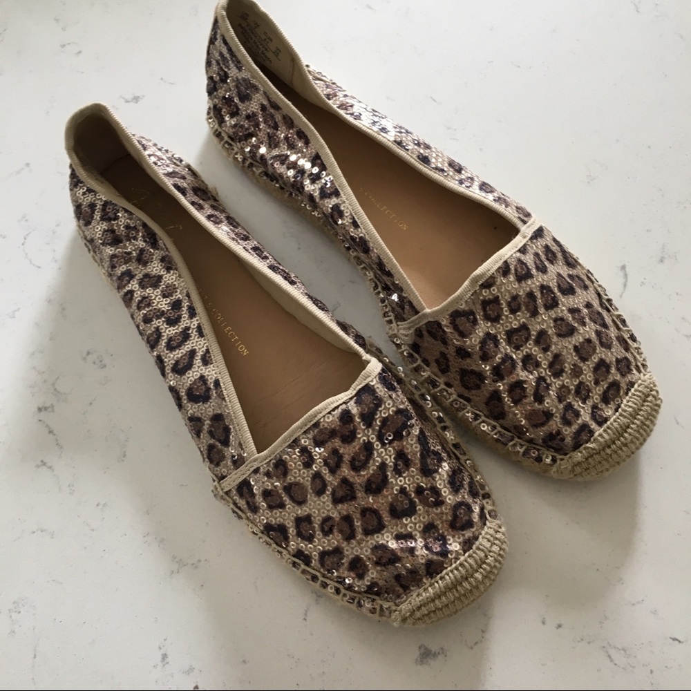 Franco Sarto • Metallic, Leopard Espadrilles